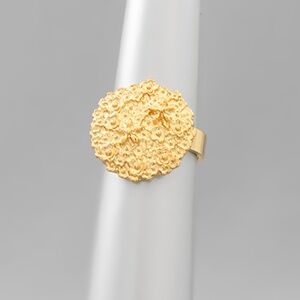 Textured Disk Ring